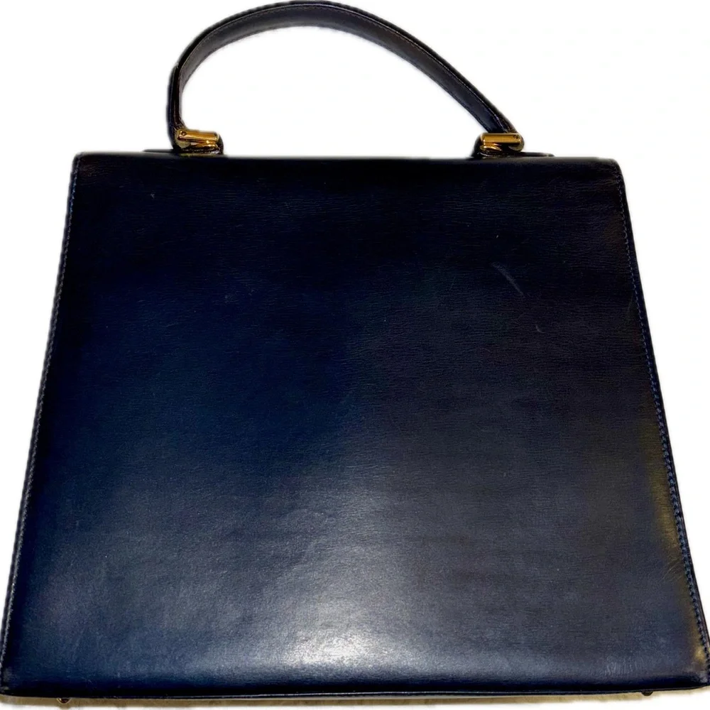 Gucci (w. COA) Calfskin Lady Lock Top Handle Satchel